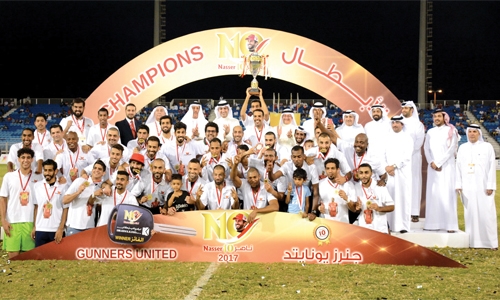 Batelco Gunners United champions in Nasser 10 Football Tournament 