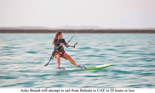 ART Rotana backs record breaking attempt of kite surfer Brandt