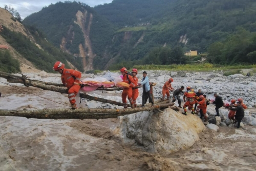 65 dead, hundreds missing in China after earthquake triggers landslides