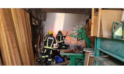 Fire breaks out in carpentry shop at Hamala 