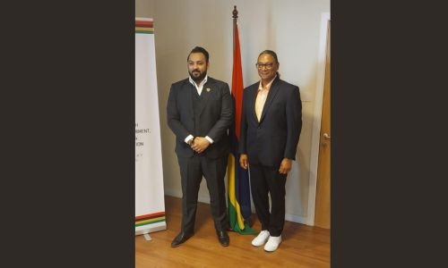 BRAVE CF president meets Mauritius Deputy PM, discusses building sports economy
