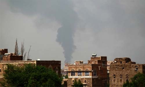 Saudi-led jets strike Yemen after missiles intercepted