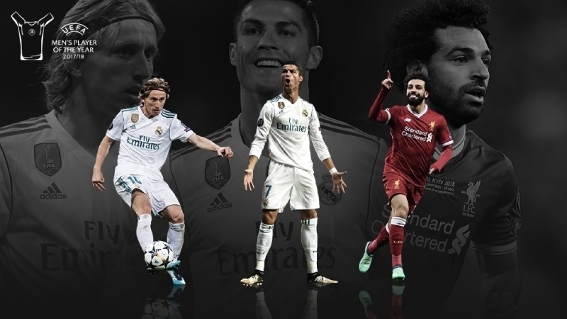 Ronaldo, Modric, Salah up for Player of the Year