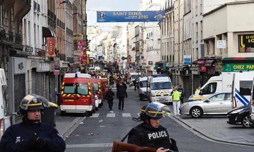 Two killed in fierce police raid targeting Paris attack 'mastermind'