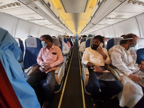 Repatriation flight departs for Trivandrum