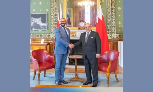 Bahrain Crown Prince and Prime Minister meets with UK Secretary of State for Foreign, Commonwealth and Development Affairs