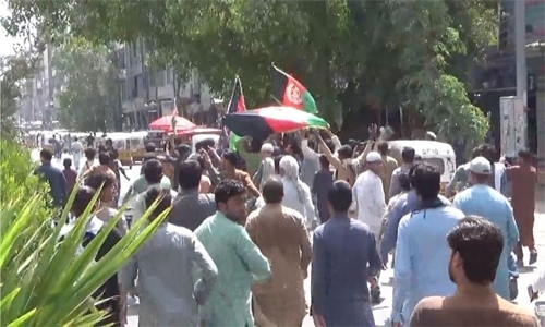 Several killed in flag-waving protests against Taliban in Afghanistan