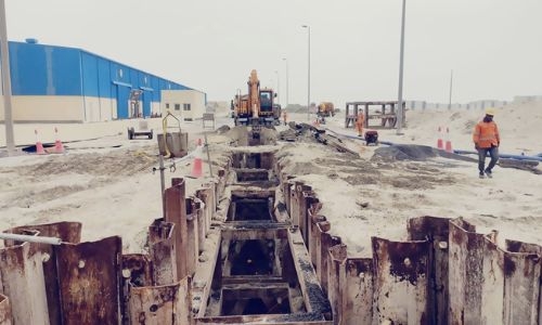 Major sewage project in Hidd Industrial Area in full swing