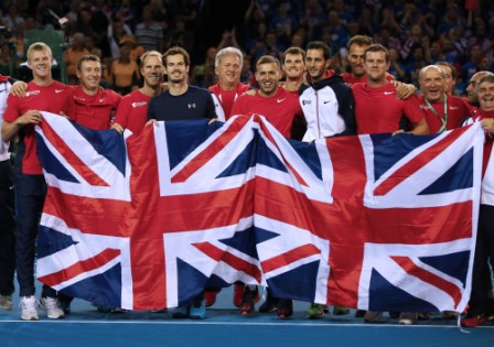 Britain, Belgium into Davis Cup final
