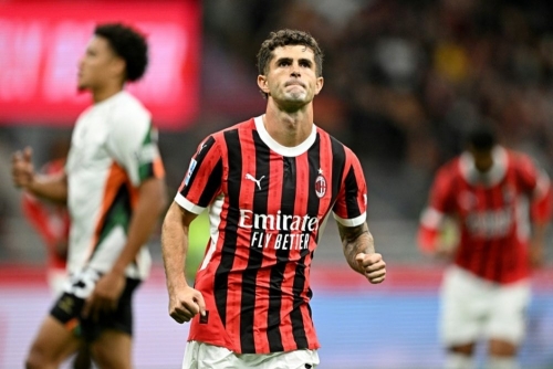 Pulisic out of Red Star clash with calf injury: AC Milan