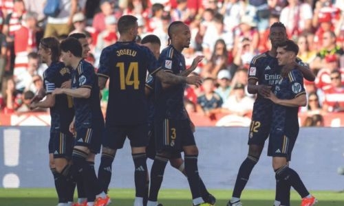 Swaggering champions Madrid rout relegated Granada