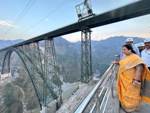 World’s highest railway bridge nears completion