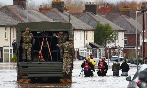 Floods in Britain prompt emergency government talks