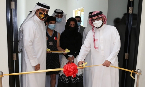 Bahrain Youth and Sports Minister opens new hall at Ahli Club