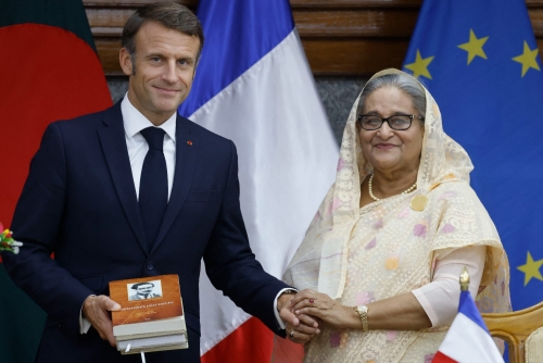 Macron in Bangladesh to 'consolidate' France's Asia-Pacific push