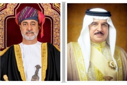 HM King Hamad and HM Sultan Haitham Discuss Strengthening Bahrain-Oman Relations