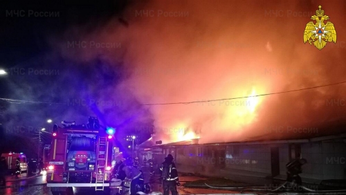 15 killed in cafe blaze in Russia after flare gun discharged