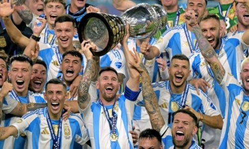 Argentina defeat Colombia 1-0 to win record 16th Copa America