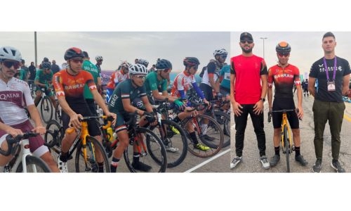 Bahrain cycling team concludes its participation in the Arab Championship