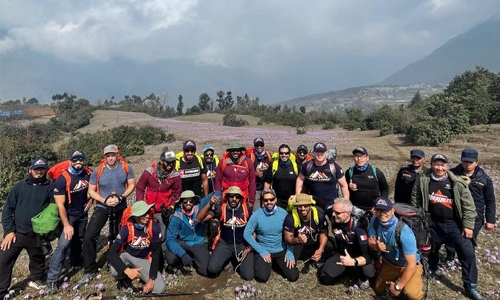 Bahrain's Everest Team Reaches Lukla Near The Base Of Mount Everest 