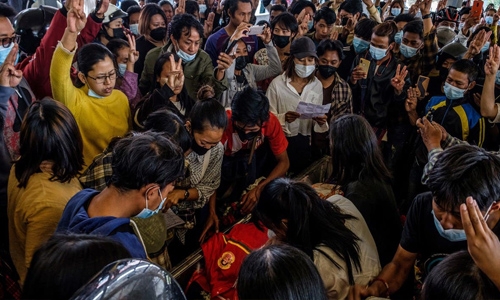 Myanmar death toll tops 500 as protesters stage ‘garbage strike’