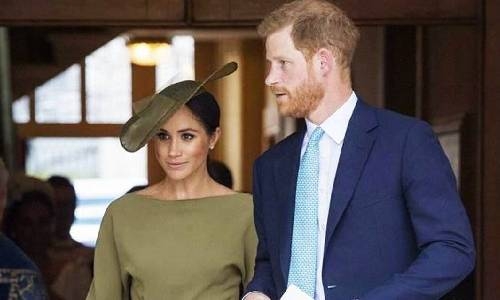 UK’s Prince Harry and Meghan visit Queen Elizabeth
