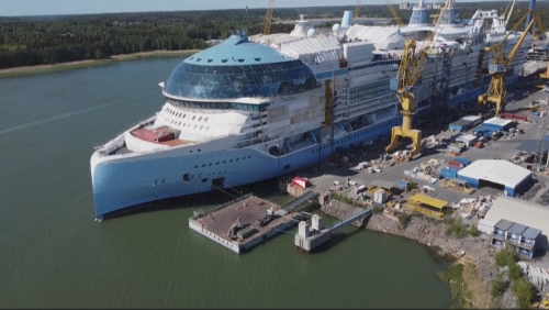World's largest cruise ship to set sail as industry rebounds