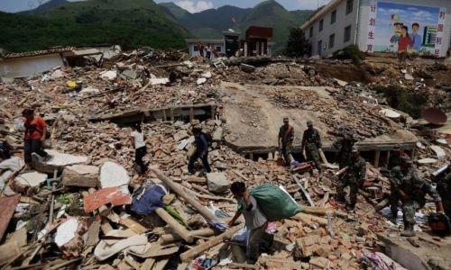 two separate China quakes cause damage; three dead, dozens hurt