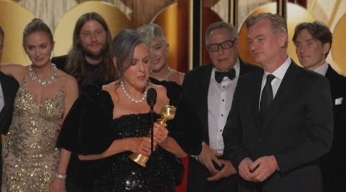 Golden Globes under way with big wins for 'Oppenheimer'