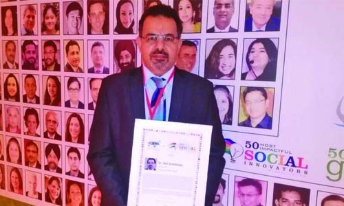 International recognition for Bahrain-based businessman