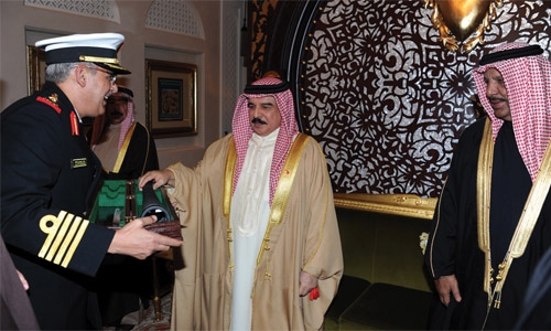 HM King commends  RBNF achievements 