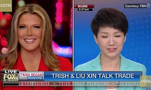 US-China anchorwomen face-off