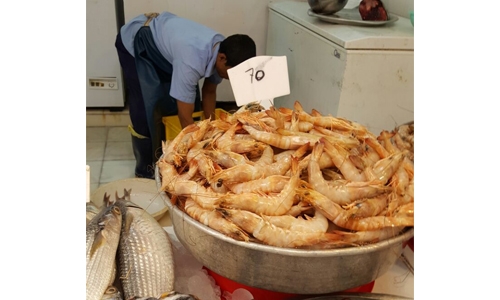 Local variety shrimps sold in regional markets