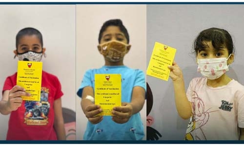 Vaccination of children aged three to 11 years begins in Bahrain