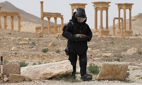 Russia says Syria's ancient Palmyra cleared of mines