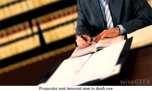 Prosecutor sent innocent man to death row