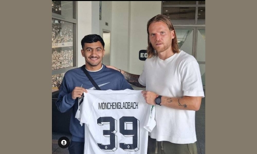Muharraq Club player joins Borussia Moenchengladbach training