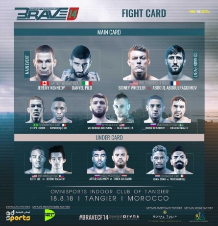 Brave 14 announces Morocco fight card