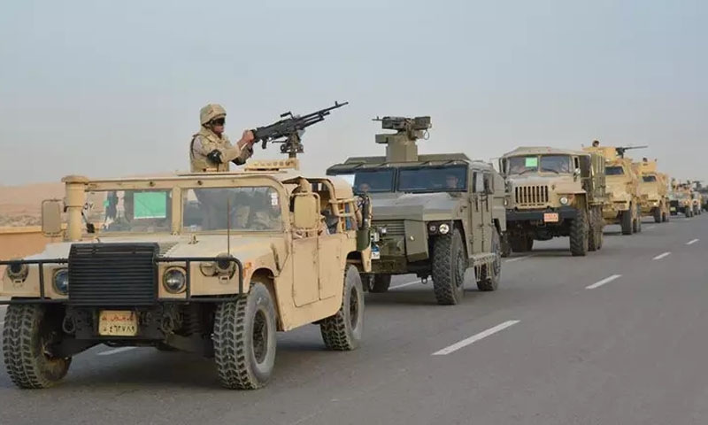 Egypt army says 20 killed in operations