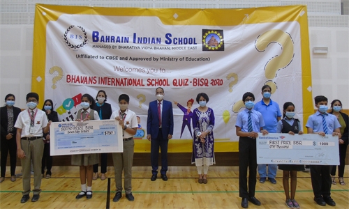 Bahrain Indian School shines bright in GCC quiz competition