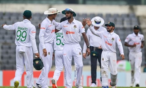 Taskin shines in Bangladesh's record 546-run Test win