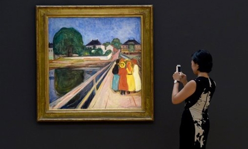 Munch's 'Girls on the Bridge' fetches $54.5 mn at auction