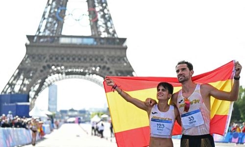 Spain clinch inaugural mixed race walk gold, Ingebrigtsen through