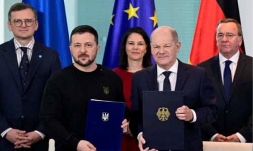 Zelensky signs ‘historic’ security pact with Germany