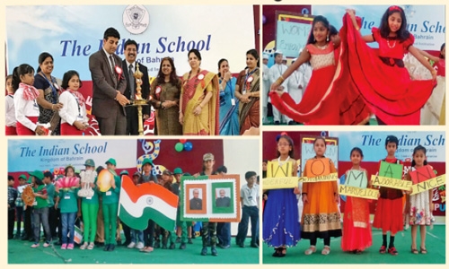 Little performers of ISB celebrating ‘India @ 70’