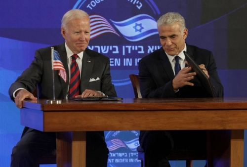 US and Israel sign joint pledge to prevent Iran acquiring nuclear weapons