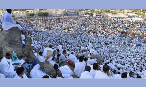Pilgrims converge at Arafat for the central rite of Hajj