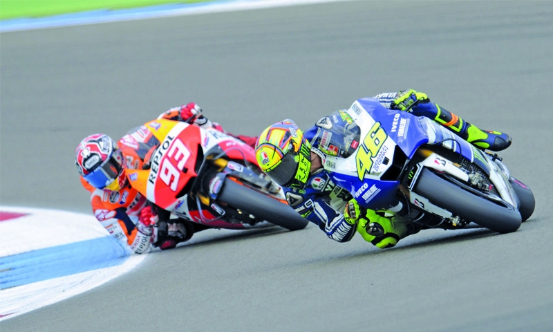 Rossi renews Marquez rivalry 