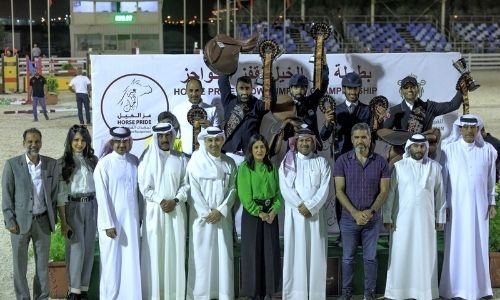 Mahmood Abdulqader bags grand prize of Horse Pride Showjumping Championship
