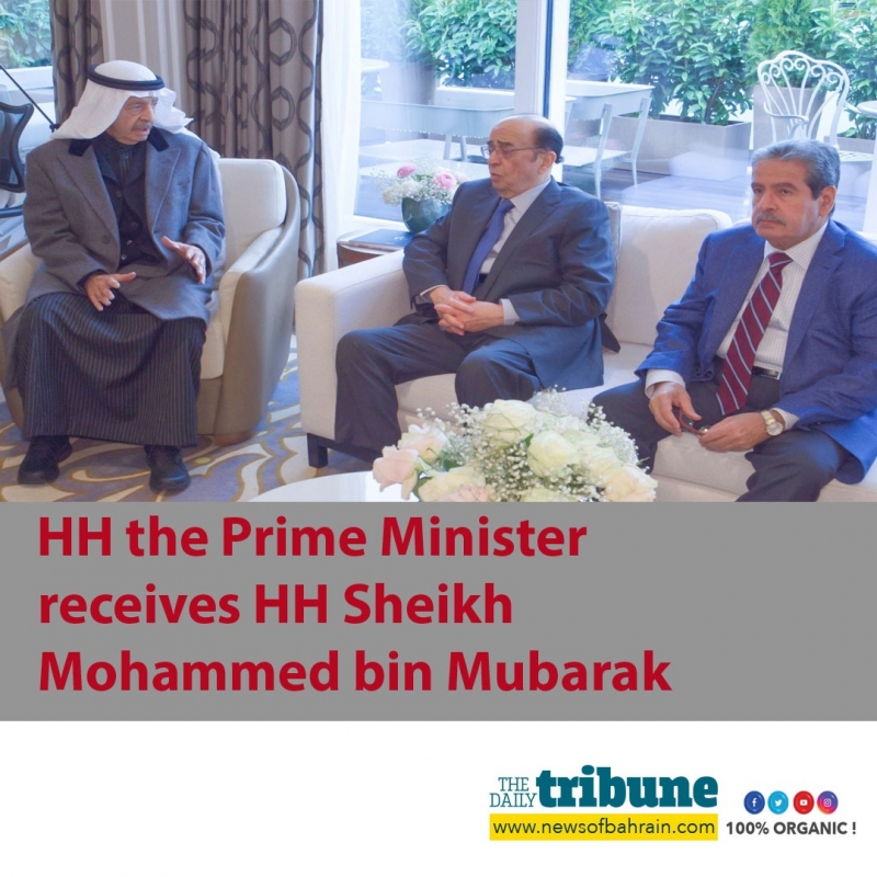 His Highness the Prime Minister receives His Highness Sheikh Mohammed bin Mubarak